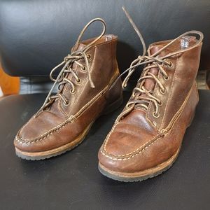 COLE HAAN Leather Moccasin Boots